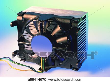 Stock Image - Blades, Blower, Contrivance, Cooler, Device. Fotosearch