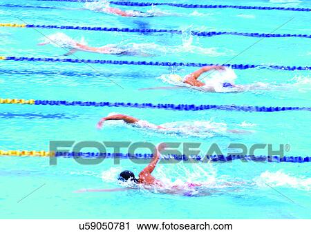 Stock Image - blue, championship, challenge, adults. Fotosearch