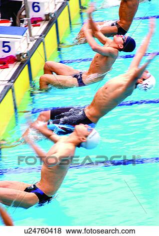 Stock Photo - blue, championship, challenge, adults. Fotosearch