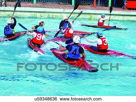 Stock Photograph - blue, clean, challenge, adults. Fotosearch