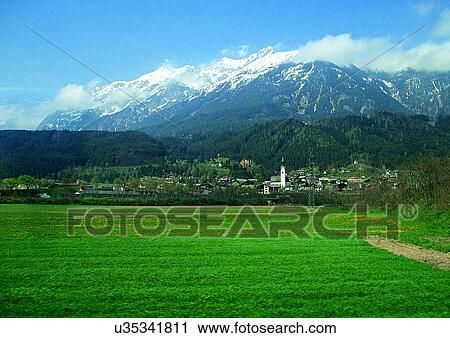 Stock Image - Blue Sky, Farming, Environment, Day, Agriculture. Fotosearch