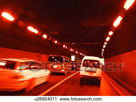 Stock Image - Blurred, Car, Day, Driving. Fotosearch
