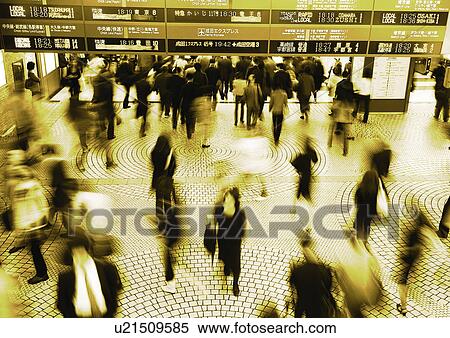 Blurred, Commuter, Concourse, Floor, Formal Clothing View Large Photo Image Stock Photography - Blurred, Commuter, Concourse, Floor, Formal Clothing. Fotosearch