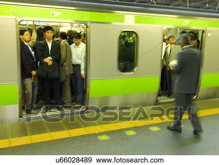 Stock Photo - Boarding, Commuter, Day, Entry. Fotosearch
