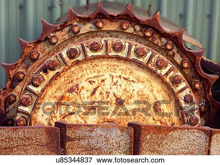 Stock Photo - Bolt, Circular, Close-Up, Cog, Device. Fotosearch
