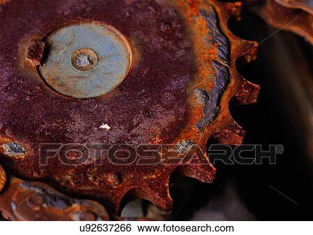Stock Photograph - Bolt, Circular, Close-Up, Cog, Device. Fotosearch