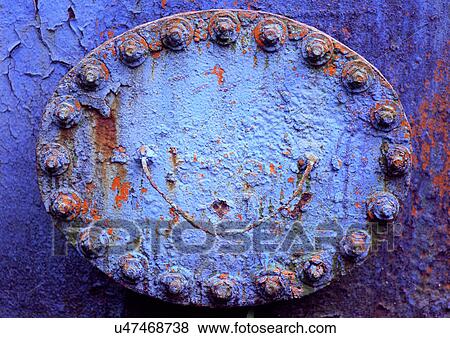 Stock Photo - Bolt, Circular, Close-Up, Device, Full Frame. Fotosearch
