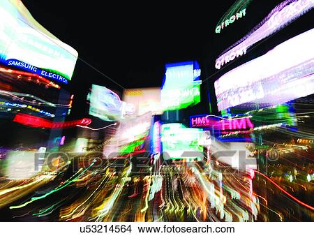 Building, City, Color Image Nobody Photography, Dark, Glowing View Large Photo Image Picture - Building, City, Color Image Nobody Photography, Dark, Glowing. Fotosearch