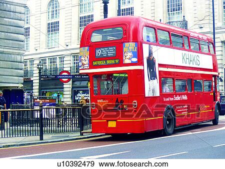 Building Exterior, Bus, Day, Double Decker Bus View Large Photo Image Stock Photo - Building Exterior, Bus, Day, Double Decker Bus. Fotosearch