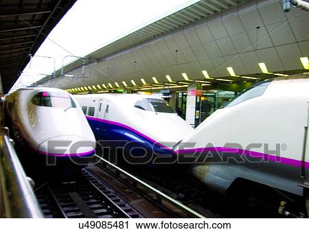 Bullet Train, Commuters, Day, Engine, Font View, High Speed Train View Large Photo Image Stock Image - Bullet Train, Commuters, Day, Engine, Font View, High Speed Train. Fotosearch