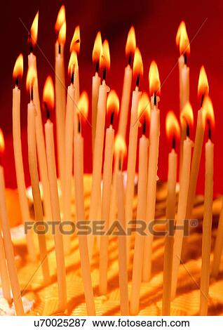 Burning, Candlelight, Flame, Group Of Objects, Illuminated View Large Photo Image Stock Photo - Burning, Candlelight, Flame, Group Of Objects, Illuminated. Fotosearch