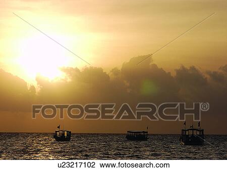 Stock Image - Calm, Day, Dusk, Motion. Fotosearch