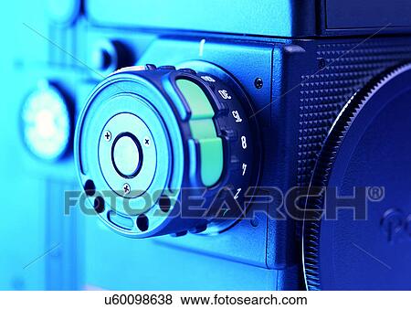Stock Photo - Camera, Differential Focus, Device, Contrivance, Aperture. Fotosearch