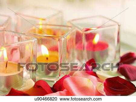 Candle, Glass, Indoor, Group Of Objects, Pattern View Large Photo Image Stock Image - Candle, Glass, Indoor, Group Of Objects, Pattern. Fotosearch