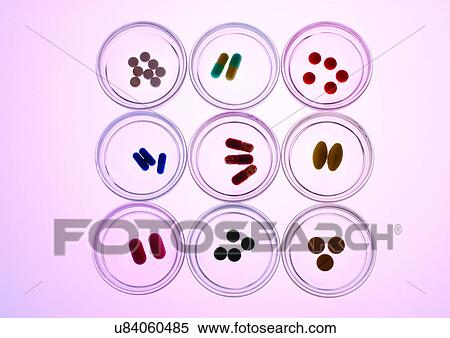 Stock Photography - capsules, course, container, antidote. Fotosearch