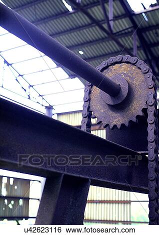 Chain, Cog, Close-Up, Circular, Axle View Large Photo Image Stock Photograph - Chain, Cog, Close-Up, Circular, Axle. Fotosearch