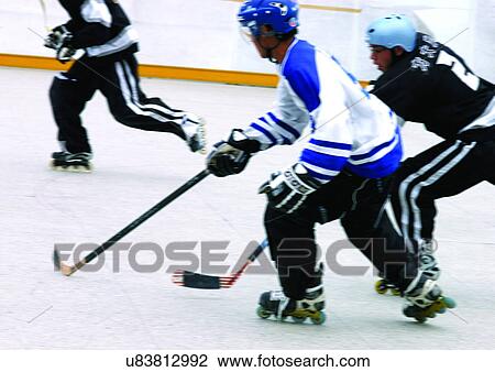 Stock Image - challenge, competitive sport, competence, adults. Fotosearch