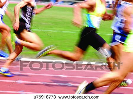 Stock Image - challenge, competitors, competence, adults. Fotosearch