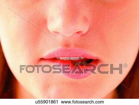 Stock Image - Chin, Close-Up, Facial Expression. Fotosearch