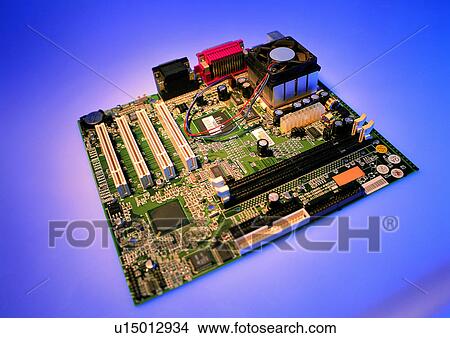 Picture - Circuits, Array, Circuit Breakers, Circuit Board, Cards, Apparatus. Fotosearch