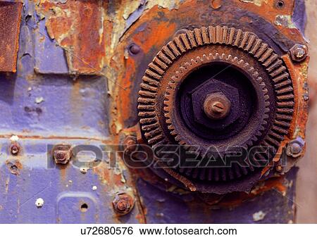 Stock Photograph - Circular, Close-Up, Cog, Device. Fotosearch