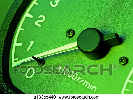 Stock Image - Circular, Close-Up, Contrivance, Dashboard, Device. Fotosearch