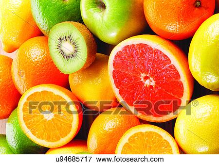 citrus fruit, close-up, cut, fresh fruit View Large Photo Image Stock Photo - citrus fruit, close-up, cut, fresh fruit. Fotosearch