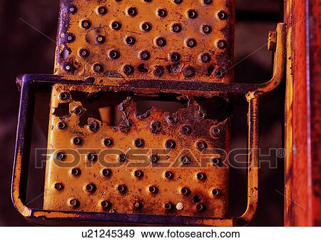 Stock Photo - Clamp, Close-Up, Condition, Corroded, Corrosion. Fotosearch