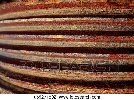 Close-Up, Coiled, Condition, Corroded, Corrosion View Large Photo Image Stock Image - Close-Up, Coiled, Condition, Corroded, Corrosion. Fotosearch