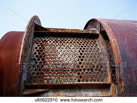 Stock Image - Close-Up, Condition, Corroded, Corrosion, Cylinder. Fotosearch