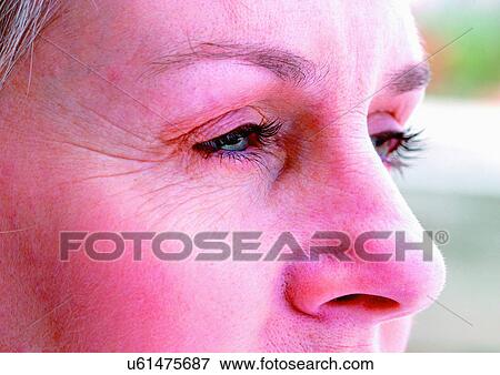 Stock Photo - Close-Up, Cornea, Detail, Eye Lashes, Eyeball. Fotosearch