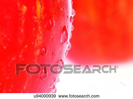 Stock Photo - close-up, freshness, fresh fruit, apple. Fotosearch