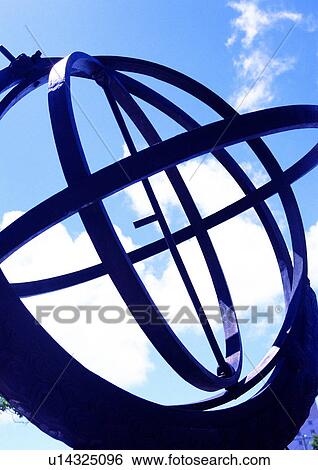 Stock Photograph - Clouds, Day, Metal, Modern. Fotosearch
