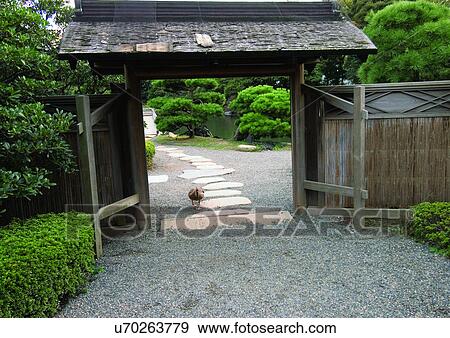 Day, Gate, Outdoor View Large Photo Image Stock Photo - Day, Gate, Outdoor. Fotosearch