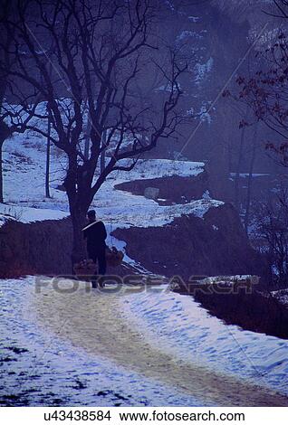 Picture - Day, One Person, Outdoor, Rural Scene. Fotosearch