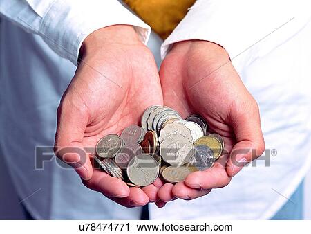 Stock Image - Group Of Objects, One Person, Business. Fotosearch