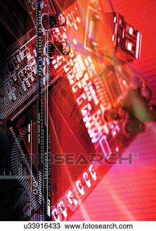 Stock Image - Indoor, Illustration, Digital Composite. Fotosearch