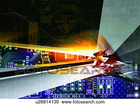 Stock Photo - Indoor, Illustration, Digital Composite. Fotosearch