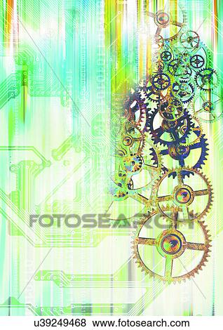 Stock Photo - Indoor, Illustration, Digital Composite. Fotosearch