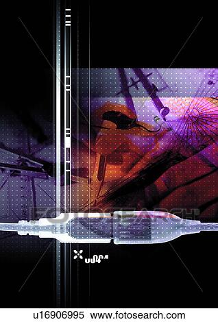 Stock Photography - Indoor, Illustration, Digital Composite. Fotosearch