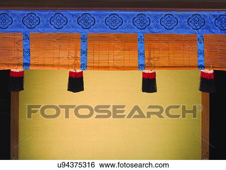 Stock Photograph - Meiji-jinja Shrine, Home Interior. Fotosearch