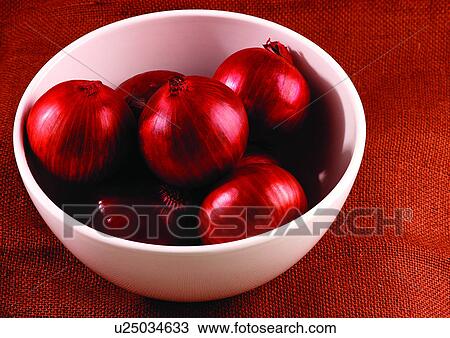 Stock Image - onions, vegetable, fresh. Fotosearch