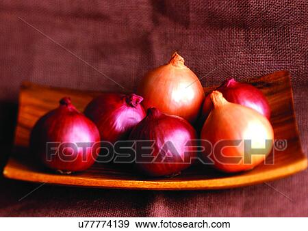 Stock Photo - onions, vegetable, fresh. Fotosearch