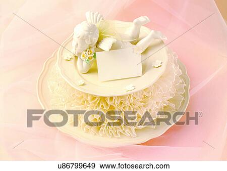 Stock Photo - Ornate, Plate, Angel. Fotosearch