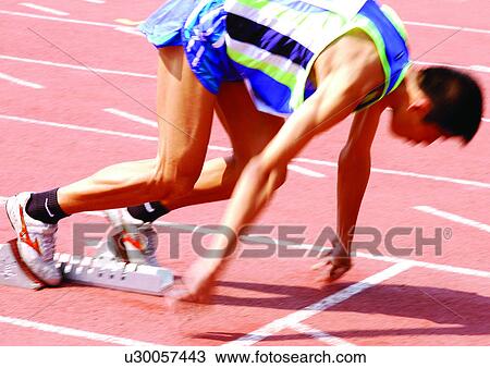 running track, sports shoe, starting line, tank top View Large Photo Image Stock Image - running track, sports shoe, starting line, tank top. Fotosearch