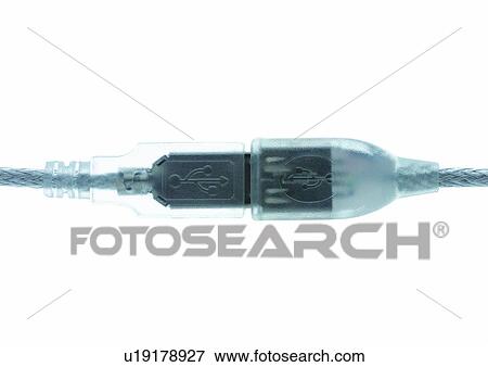 Stock Photo - USB connector, One Object. Fotosearch