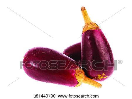 Stock Image - vegetable, eggplant, food stuff. Fotosearch