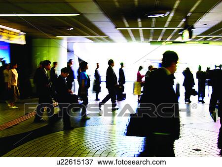 Stock Photo - Walking, Formal Clothing, Blurred. Fotosearch