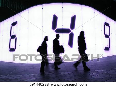 Walking, Silhouette View Large Photo Image Stock Photo - Walking, Silhouette. Fotosearch