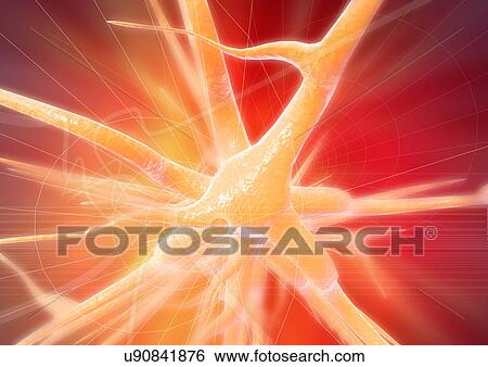 Stock Photograph - Biology, Cell, Close-Up, Computer Graphics, Digitally Generated Image. Fotosearch